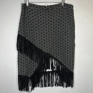 Asymmetrical Fringe Skirt | ASOS